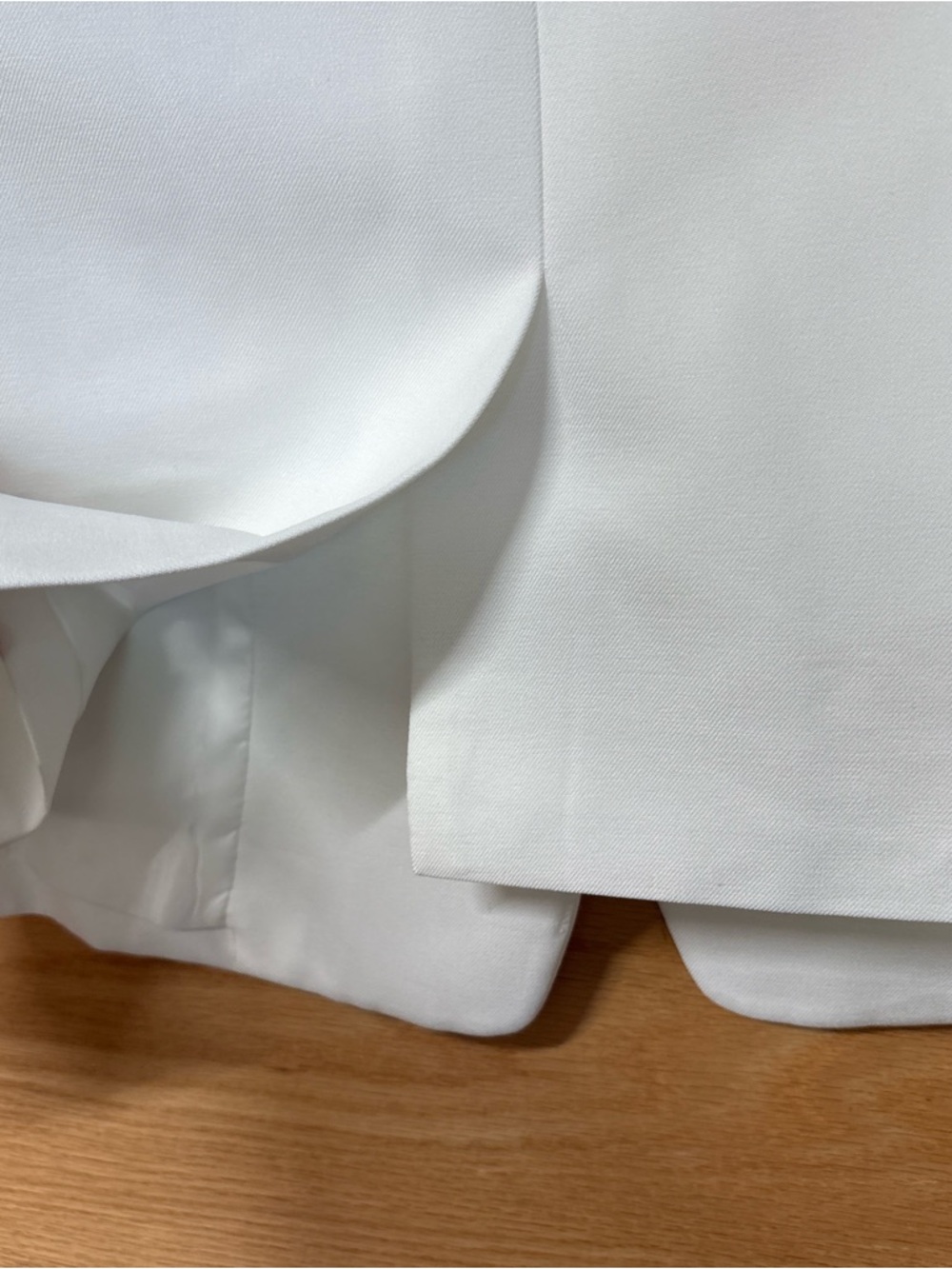 Anne Klein White Single-Button Notch Lapel Blazer - Picture 5 of 7